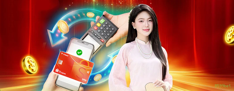 Imagem promocional da 8599bet mostrando a plataforma e suas vantagens